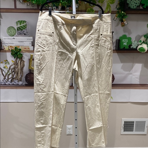 work to weekend Pants & Jumpsuits Work To Weekend Cream Pants — free download